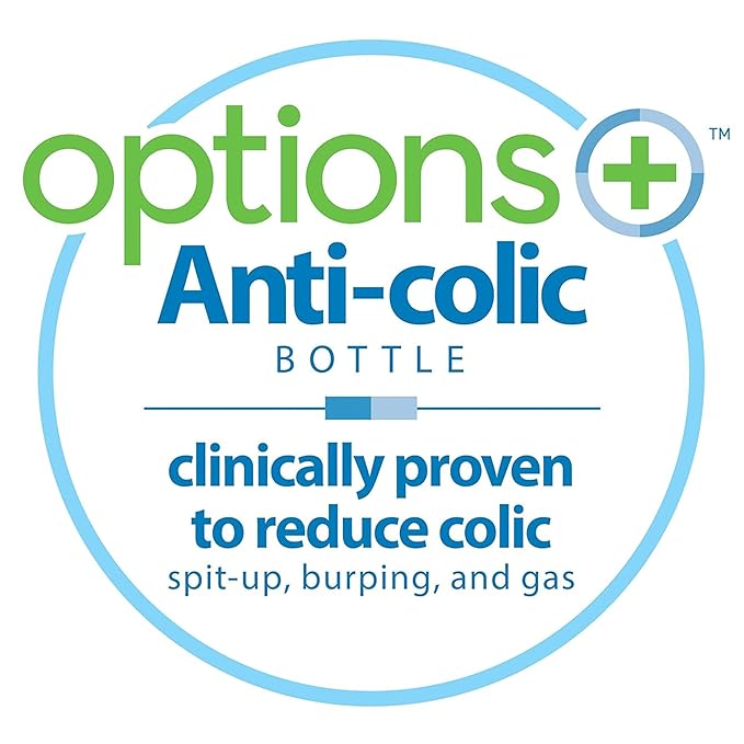 Dr. Brown's Natural Flow Anti-Colic Options+ Wide-Neck Baby Bottles 5 oz/150 mL,with Level 1 Slow Flow Nipple, Pink 4 Pack, 0m+-CubbioJoy