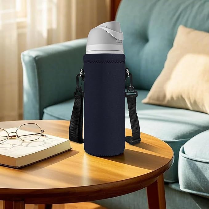 AUPET Water Bottle Bag Carrier,24oz/32oz Insulated Neoprene bottle Sling Holder Case Pouch Cover for 1000ML/750ML Bottles with Shoulder Strap for walking-CubbioJoy