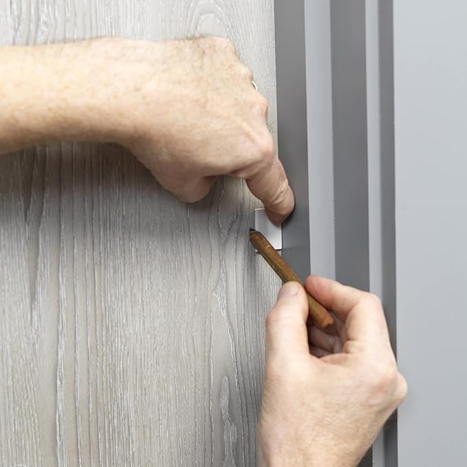 Cardea Child Safety Door Finger Pinch Guard Hinge Protector for The Front of The Door – White (5 Pack)-CubbioJoy