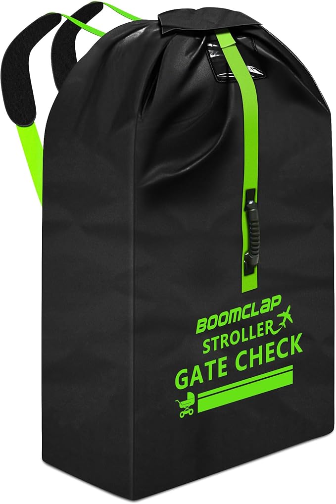 BOOMCLAP Durable stroller travel bag for airplane,stroller bag carseat cover for Double/Single/Jogging Strollers,Waterproof stroller gate check bag-CubbioJoy