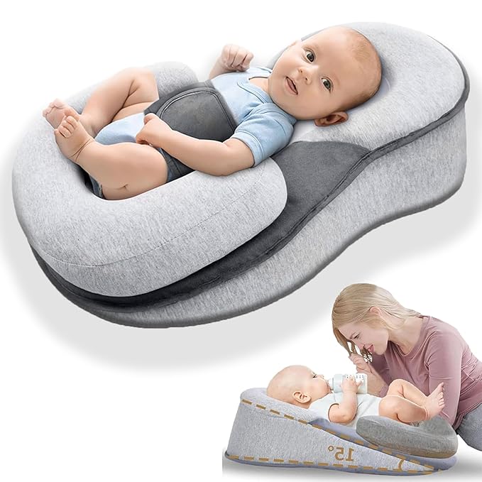 2026 New Rest Nest Baby Lounger Pillow, Baby Lounger Pillow for Infant Support Cushion Reflux-CubbioJoy