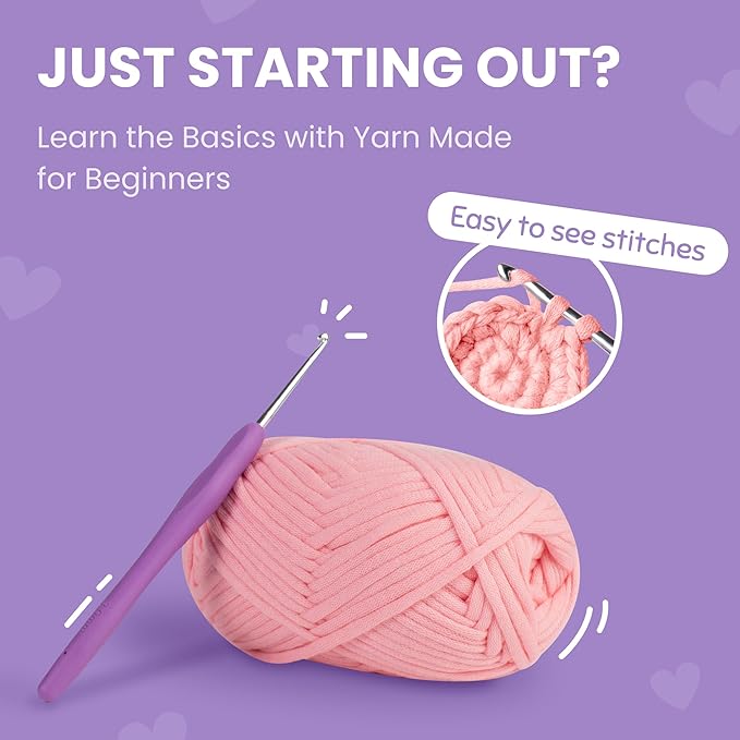 Cookie Box Crochet Kit for Beginners - Learn to Craft Amigurumi Stuffed Animals - Knitting Gift for Kids and Adults - Beginner-Friendly Yarn - Stitch-by-Stitch Video Tutorial - Jellyfish Jenny-CubbioJoy