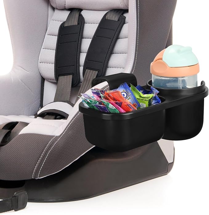 Accmor Child Cup Holder Snack Tray for Convertible Car Seats, Universal Child Cup Holder Compatible with Most Baby Car Seat Models-CubbioJoy