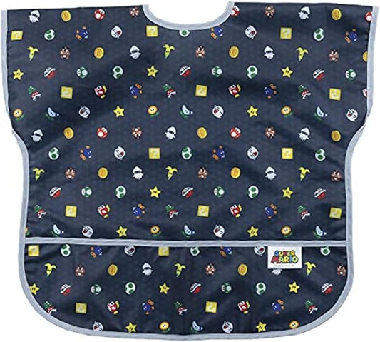 Bumkins Bibs - Toddler Bibs, Waterproof, Large for 1-3 Years, Short Sleeve-CubbioJoy