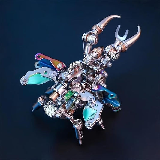 Adult 3D Metal Puzzle, Punk Beetle Metal Model Set, 3D Puzzle Mechanical Insect Building Blocks, Fun DIY Assembly, high-end Men's Gifts.-CubbioJoy