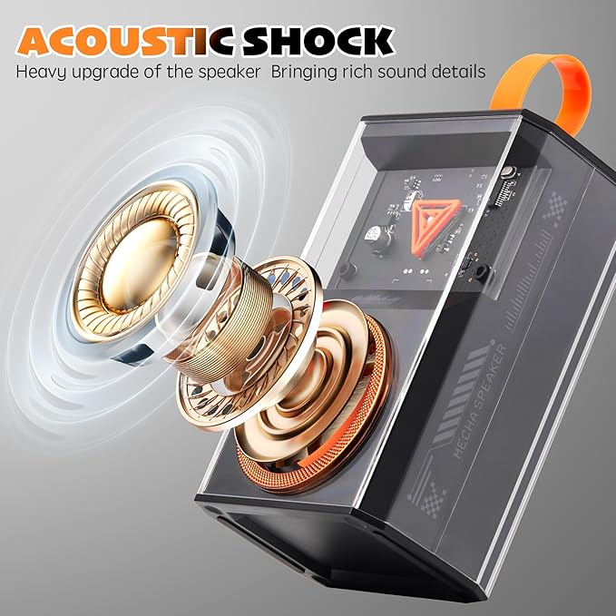 Karaoke Machine for Kids & Adults, Portable Bluetooth Mini Karaoke Speaker with 2 Wireless Microphone and Lights, Birthday Gifts for Girls & Boys, Toys for Girls, Family Home Party (Black)-CubbioJoy