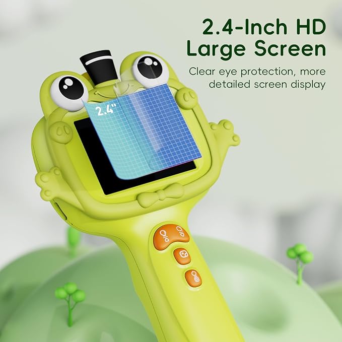 Borescope Camera Toy with Light for Kids - STEM Science Educational Toy for 4 5 6 7 8 9 10 Years Old Boys Girls Birthday Gift, Snake Scope Camera for Outdoor Camping Nature Exploration-CubbioJoy