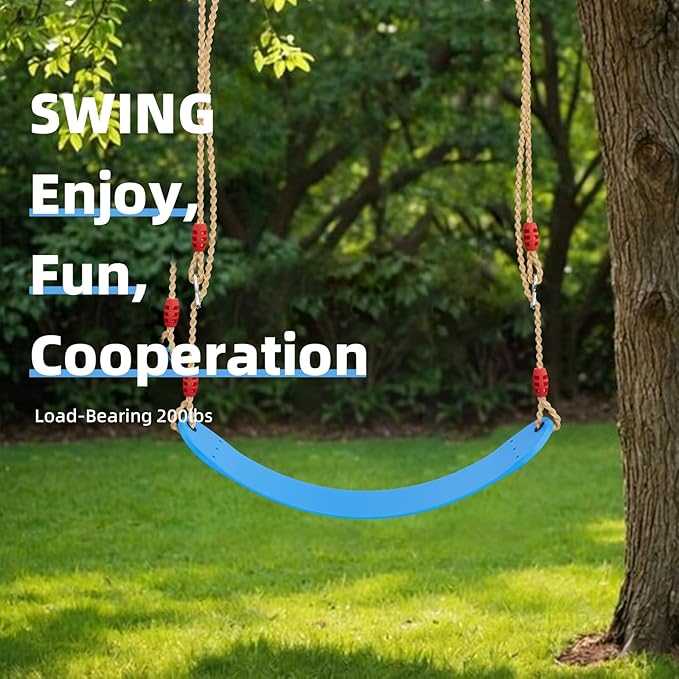 Climbing Dome, 10FT Jungle Gym with Swing for Kids 3 to 10 Outdoor Play Equipment, Supports 800lbs Toddler Play Set, Anti-Rust & Easy Assembly, Gift for Boys Girls (Yellow & Blue)-CubbioJoy