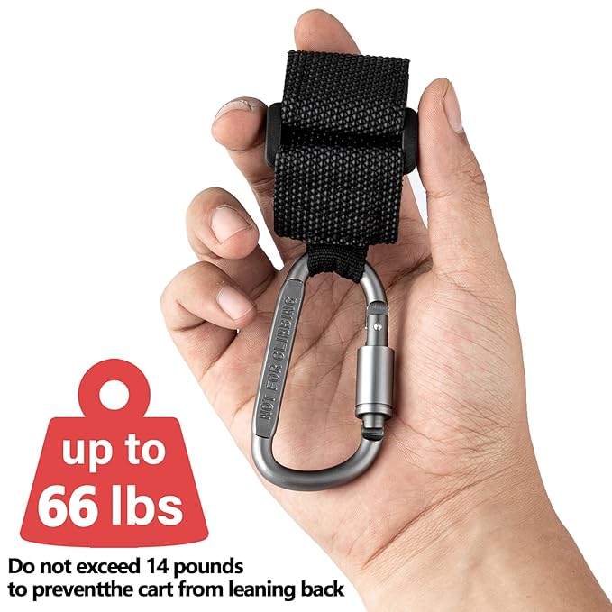 Baby Stroller Hook, Clip or Hang a Diaper Bag to Your Pram or Buggy, 2 Pieces-CubbioJoy