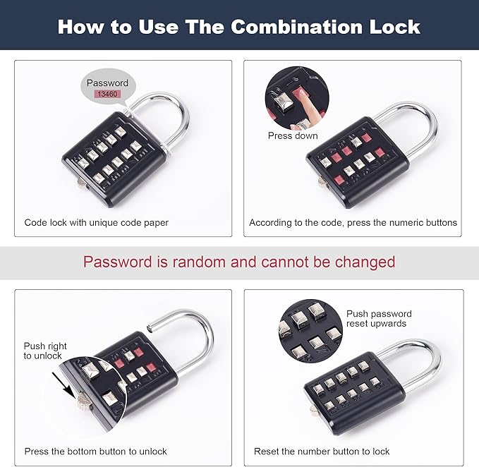 Door Knob Lockout DevicePadlock, Handle Lock Cover for Dementia/Child Safety, Faucet & Spigot LockWhite-CubbioJoy