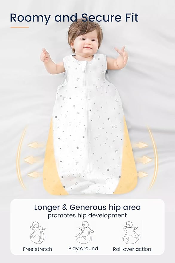 TotAha Toddler Sleep Sack 2T-4T, Soft Wearable Blanket Baby Sleep Bag, Light 0.5 TOG or Medium-weight 1.0 TOG Sleeping Sacks-CubbioJoy