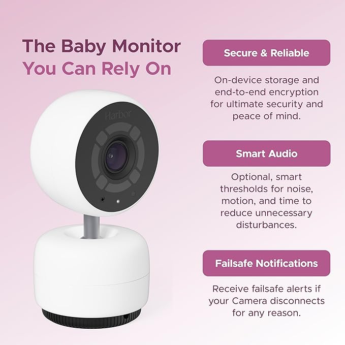 Smart Baby Monitor with 10” Tablet - The Most Reliable Way to Monitor Your Baby with or Without Internet - Private & Secure - Travel Friendly - Supports 2+ Cameras - Lifetime Membership-CubbioJoy