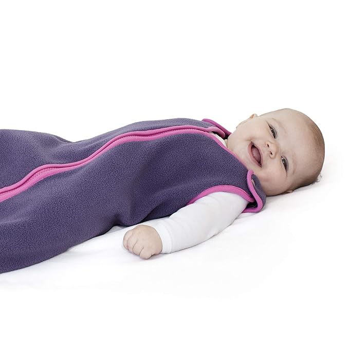 baby deedee Sleep nest Fleece Baby Sleeping Bag, Purple Rain, Large (18-36 Months)-CubbioJoy