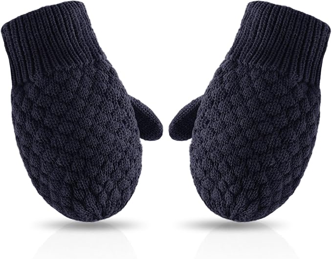 Baby Knit Mittens Toddler Boys Girls Gloves Winter Infant Newborn No Scratch Mitten 0-3 Years-CubbioJoy