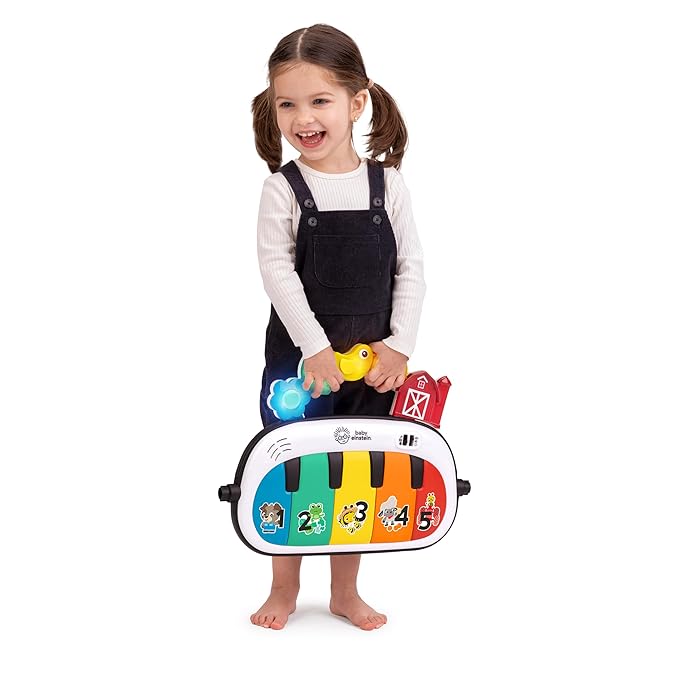 Baby Einstein Farm Explorers 4-in-1 Kickin’ Tunes Musical Meadow Music & Language Discovery Gym, Ages 0 Months and Up-CubbioJoy