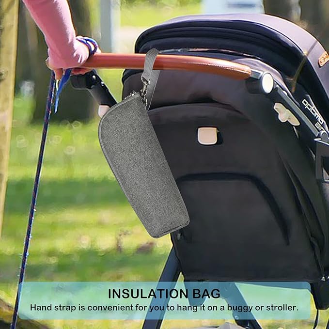 Accmor Baby Bottle Cooler Tote Bags, Insulated Breastmilk Cooler Bag, Nursing Bottle Warmer Bag for Nursing Mom Daycare Travel-CubbioJoy