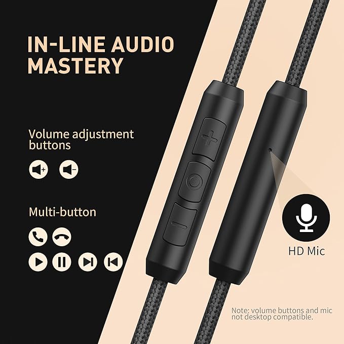 AILIHEN Wired Headphones with Microphone, Over-Ear Foldable Corded Head Phones with Volume Control 3.5mm Jack for Teens Adult Smartphones Chromebook (Red)-CubbioJoy