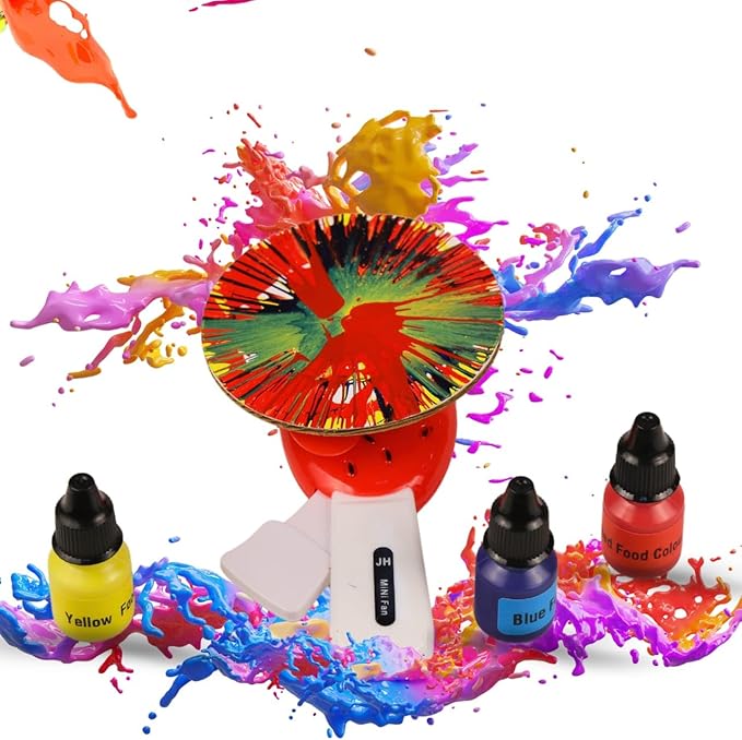 Butterfly EduFields Spin Art & Craft Kit for Kids | Educational Birthday Gift for 3+ 4 5 6 7 Year Old Boys and Girls| DIY Painting Kit for Kids | STEM Toy for for 3+ Years | Science Project Kit-CubbioJoy