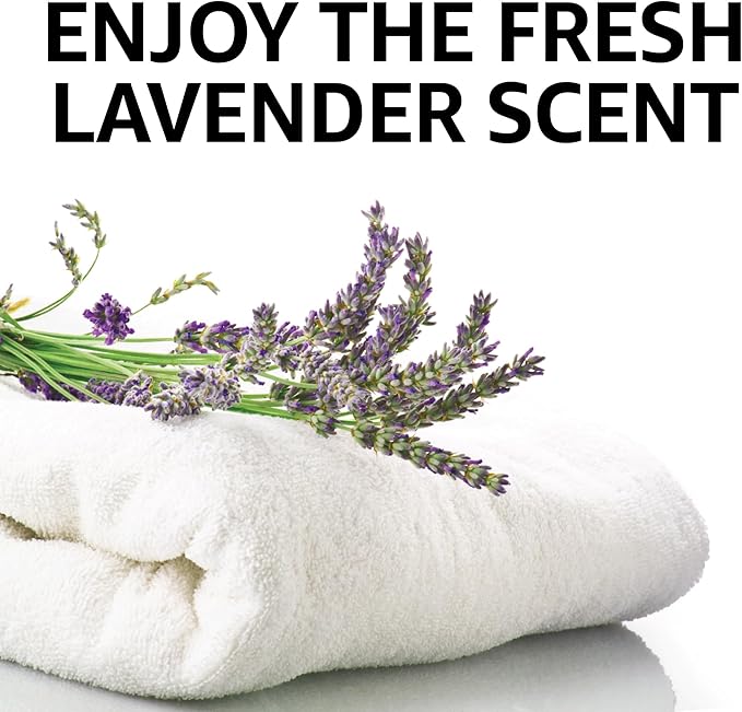 Amazon Basics Concentrated Liquid Laundry Detergent, Lavender, 110 loads, 82.5 Fl Oz (Previously Solimo)-CubbioJoy