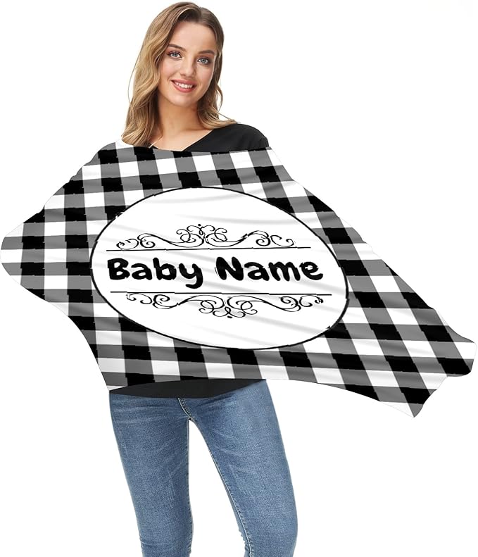 Baby Car Seat Stroller Cover Nursing Cover New Mom Breastfeeding Scarf Soft Stretchy Infant Carrier Cover Car Canopy Coverage-CubbioJoy