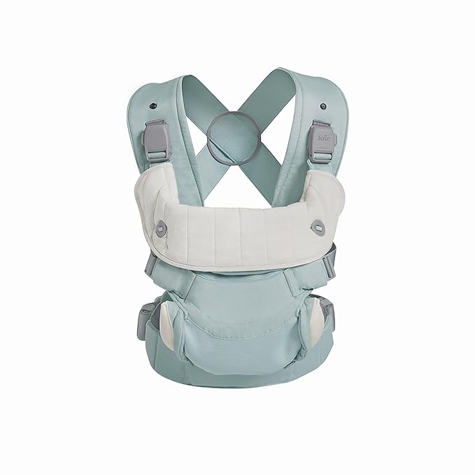 Joie Savvy lite 3-in-1 Baby Carrier – Lightweight, Ergonomic Baby Carrier with 3 Carry Positions, Padded Straps, and Lumbar Support (Mineral)-CubbioJoy