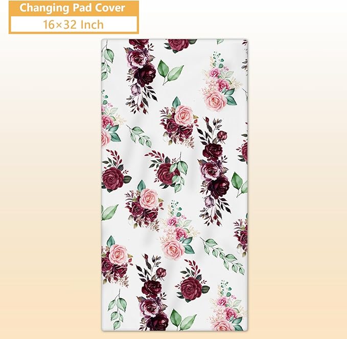 Custom Baby Crib Bedding Set, 5 Pcs Personalized Name Baby Crib Sets for Infant Toddler, Purple Highland Cow Nursery Bedding Set for Baby Girls, Double Layer Baby Bedding Sets Customized Gifts-CubbioJoy