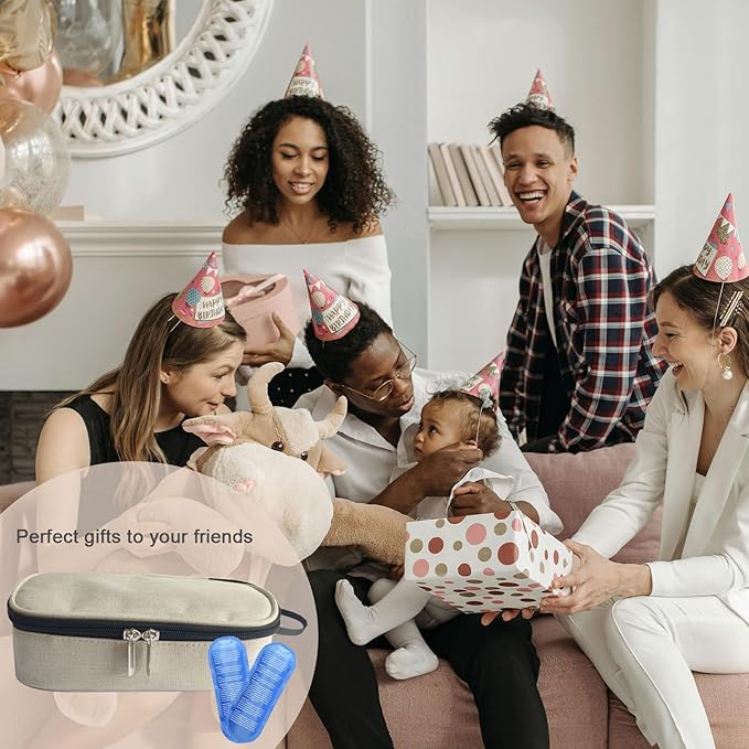 Insulated Breastmilk Cooler Bag with 2 Ice Packs - Breastmilk Cooler Organizer Bag for Daycare, Breastfeeding Mom Travel Outdoor-CubbioJoy