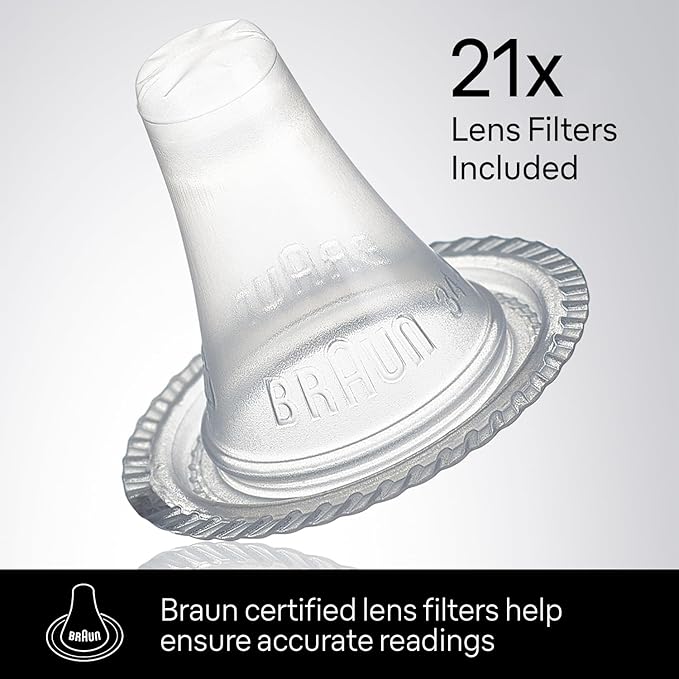 Braun ThermoScan 7+ Connect Digital Ear Thermometer - Family Care App Compatible, Age Precision Technology, Color-Coded Display, No. 1 Brand Recommended by Pediatricians-CubbioJoy