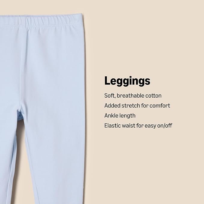 Amazon Essentials x Sofia Grainge Unisex Toddlers and Babies' Legging, Pack of 3-CubbioJoy