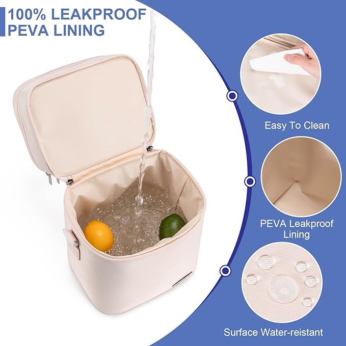 Breastmilk Cooler Bag with Ice Pack Fits 6 Baby Bottles Up to 9 Ounce-CubbioJoy