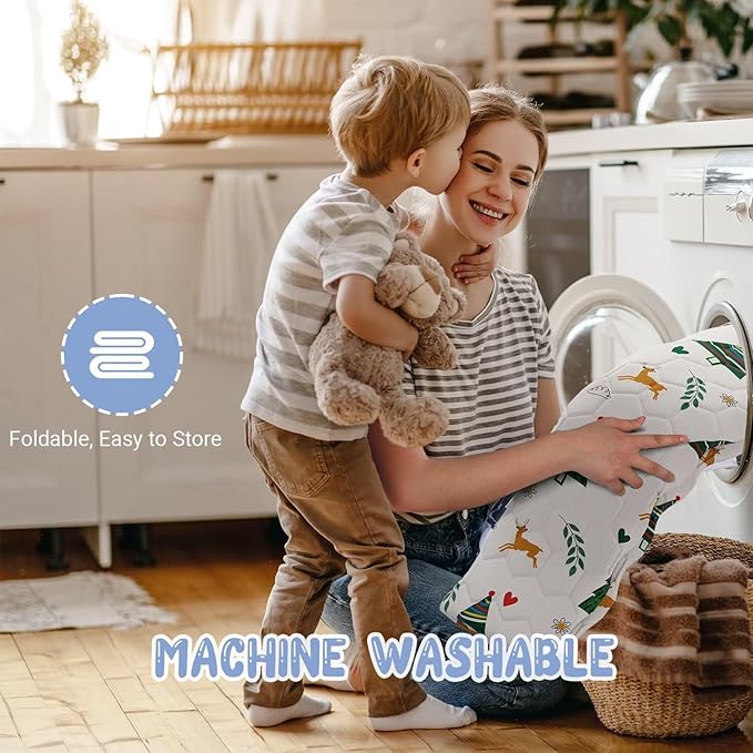 Baby Play Mat 50" X 50" Playpen Mat Thicken One-Piece Baby Crawling Mat Non-Slip Cushioned Baby Floor Play Mat Activity Playmats for Babies and Toddlers Infants Play & Tummy Time (50x50, Tree)-CubbioJoy