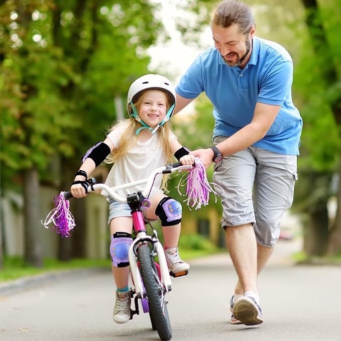 BOSONER Kids/Youth Knee Pad Elbow Pads for Roller Skates Cycling BMX Bike Skateboard Inline Rollerblading, Skating Skatings Scooter Riding Sports-CubbioJoy