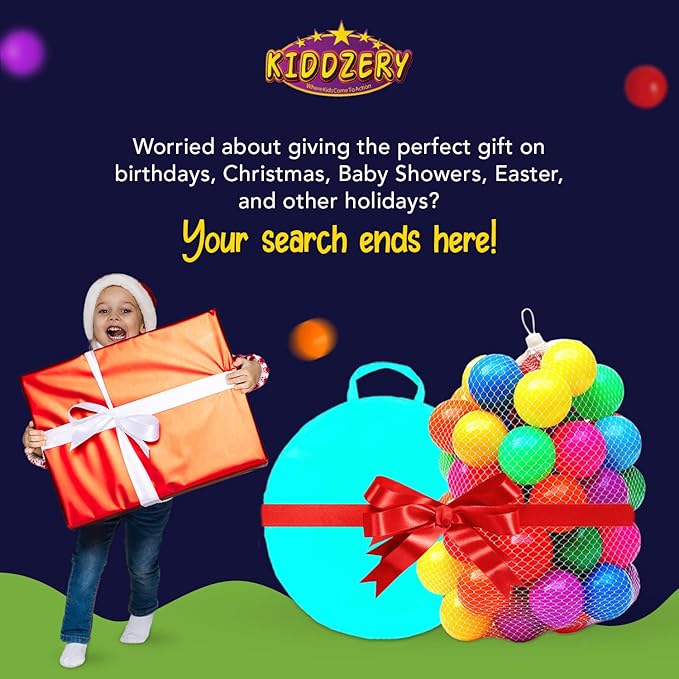 5pc Kids Play Tent for Toddlers with Ball Pit, Crawl Tunnel, Indoor & Outdoor Playhouse, Jungle Gym, Toys for Boys & Girls, Includes Dart Balls, Teepee & Basketball Hoops, (with 50 Balls)-CubbioJoy