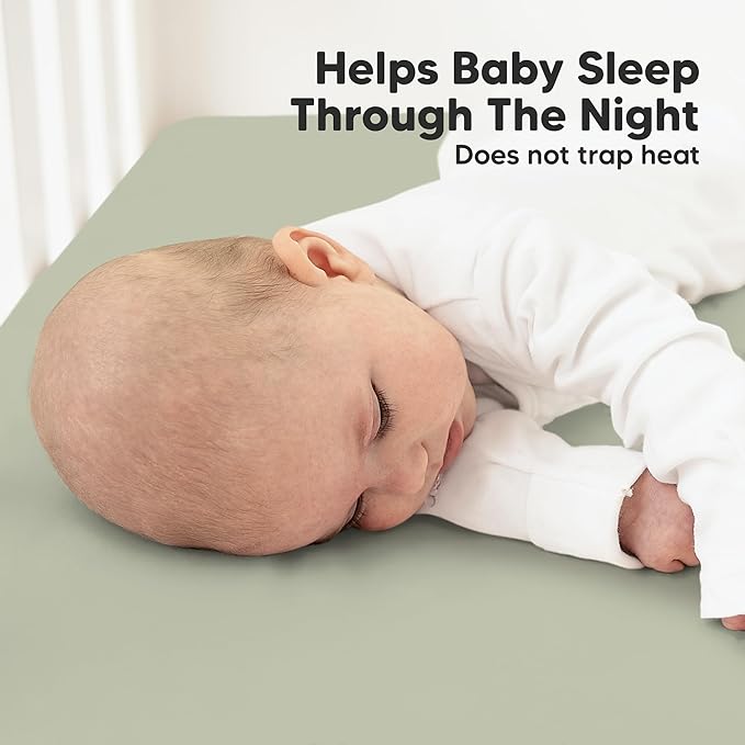 KeaBabies 2-Pack Organic Crib Sheets for Boys, Girls - 52x28 Fitted Crib Mattress Sheet Neutral, Breathable Jersey Cotton Cover for Baby Bed, Toddler Mattress, Soft & Cute Prints (Foxtrot)-CubbioJoy