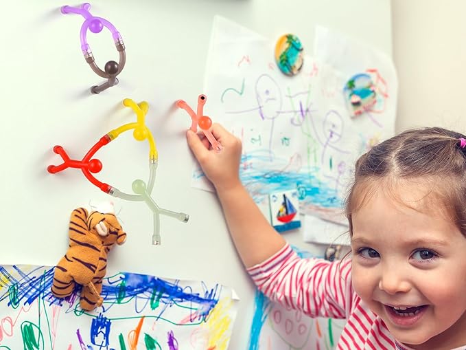 60 Pcs Magnetic-Toys-Men-People, Magnets for Kids Travel Toys, for Refrigerator Magnets, Office, Whiteboard Decoration-CubbioJoy