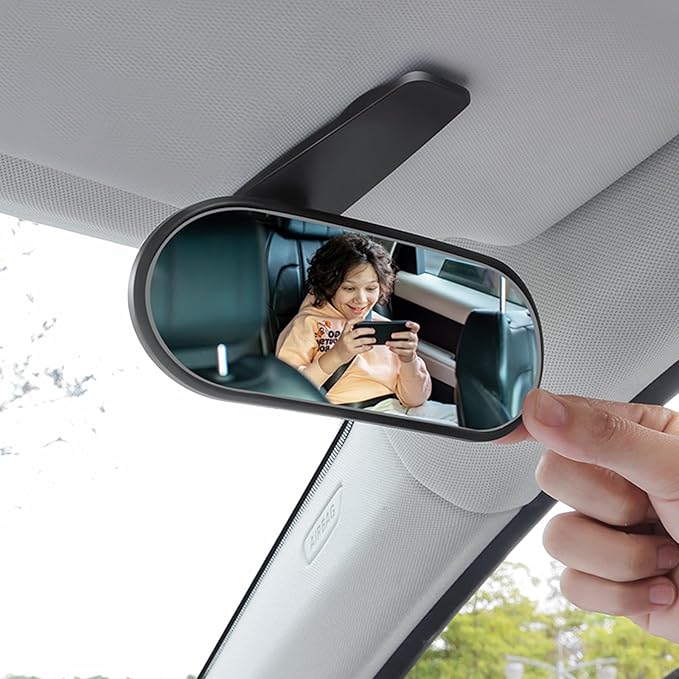 Car Rearview Mirror Rear View Mirrors for Baby 360 Adjustable Automotive Interior Mirrors Cars Mirror Rear Facing Kids Observing (Clip Base)-CubbioJoy