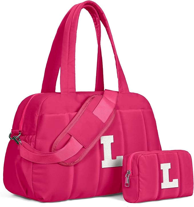 Dance Bag, Kid Weekender Bags，Girl Overnight Bag with Wet Pocket，Sweet 16 Gifts for Girls-Lightweight Travel Tote Personalized Cheer Bags with Makeup Pouch-CubbioJoy