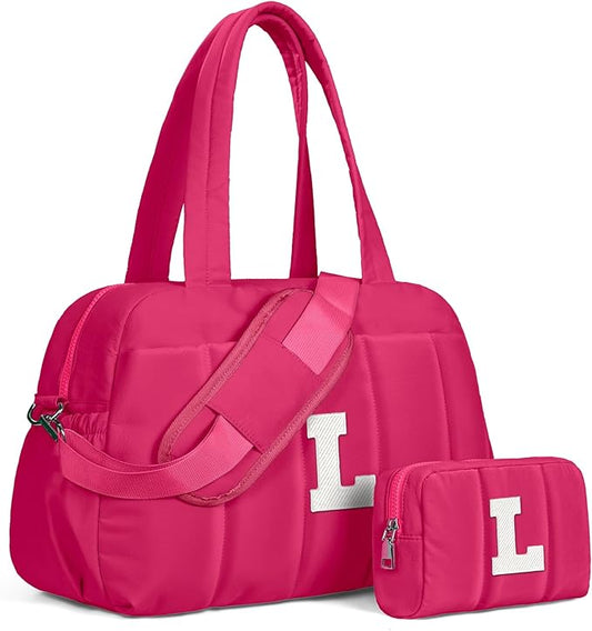 Dance Bag, Kid Weekender Bags，Girl Overnight Bag with Wet Pocket，Sweet 16 Gifts for Girls-Lightweight Travel Tote Personalized Cheer Bags with Makeup Pouch-CubbioJoy