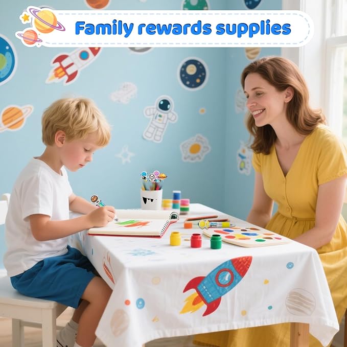 30Pcs Mini Multicolor Pens in One 4-in-1 Cute Pens Bulk for Kids, Ballpoint Pen for Birthdays and Children's Parties, Fun Gifts Assorted Ink Kawaii Pen(Space)-CubbioJoy