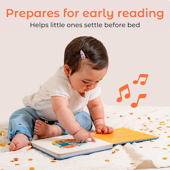 Cali's Books Twinkle Twinkle Little Star – USB-C Rechargeable Musical Book for 1-Year-Old | Sound Book for Toddlers 1-3 with Bedtime Lullabies – Nursery Rhymes Musical Book-CubbioJoy