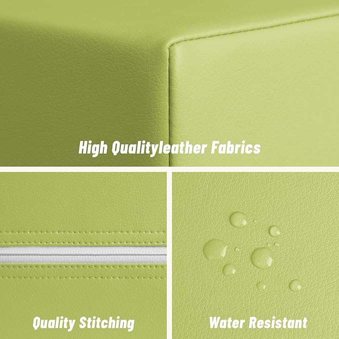 6-Piece Foam Climbing Blocks for Toddlers: Baby Foam Climbing Gym PU Leather Colorful Indoor Toy Building Blocks-CubbioJoy