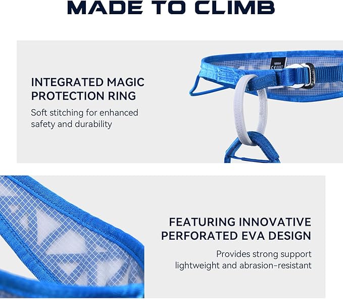 KAILAS Kids Rock Climbing Harness Child Safety Belt Climbing Gear Adjustable Lightweight Indoor Gyms Beginners Youth-CubbioJoy