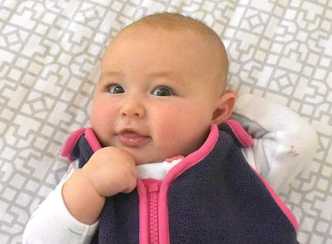 baby deedee Sleep nest Fleece Baby Sleeping Bag, Purple Rain, Medium (6-18 Months)-CubbioJoy