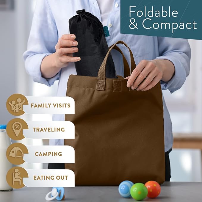 Baby Portable High Chair for Travel | Essential Travel Highchair | Baby Chair Harness-CubbioJoy