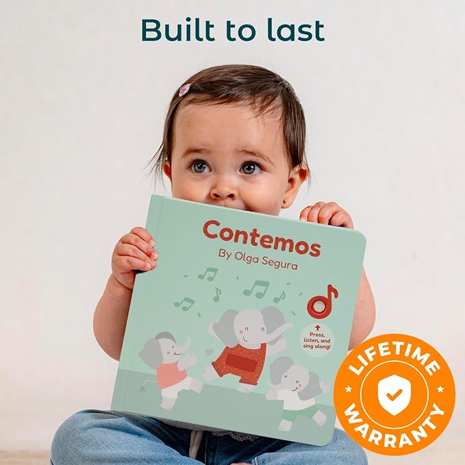 Cali's Books Spanish Count - Nursery Rhymes Sound Book for Babies and Toddlers 1-3, Baby Book with Songs for Kids, Educational Song Learning Toys, Libros en Espanol para ninos (Contemos)-CubbioJoy