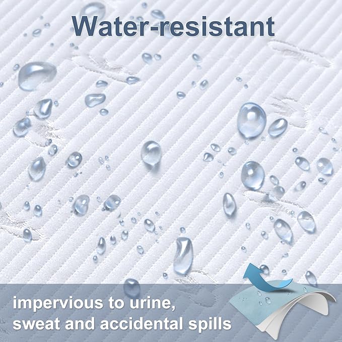 Baby Bassinet Mattress 35x 20 inches- Firm Support and Comfort Premium Foam,Noiseless and Odorless,Hypoallergenic Small Crib Mattress, Fits Moses Basket, Dual Sided with Soft Breathable Fabric-CubbioJoy