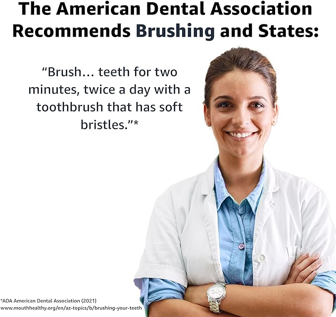 Amazon Basics Orbit Toothbrushes, Soft, Full, 4 Count, Assorted Colors (Previously Solimo) (Pack of 3)-CubbioJoy