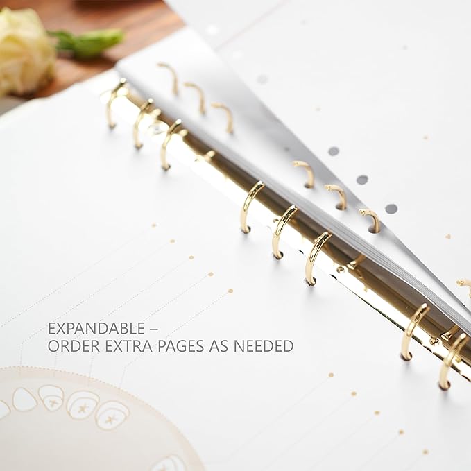 Keepsake Baby Memory Book Girl Boy – Timeless Leather-Bound Baby Milestone Book – Baby Book Keepsake Record First 5 Years – Gender Neutral Baby Scrapbook Album Baby Album Journal Registry Search Gift-CubbioJoy