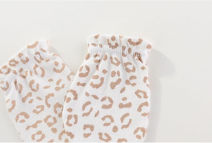 5 Pairs Baby Not Scratch Mittens 0-6 Months New Born Boy Girl Gloves Cute Infant Accessories-CubbioJoy
