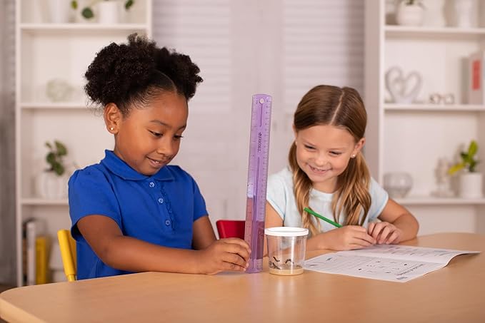 Insect Lore Butterfly Garden with 10 Live Baby Caterpillars - Habitat, Feeder, Chrys-A-Lid Holders, STEM Activity Journal - Raise and Release Painted Lady Butterflies-CubbioJoy